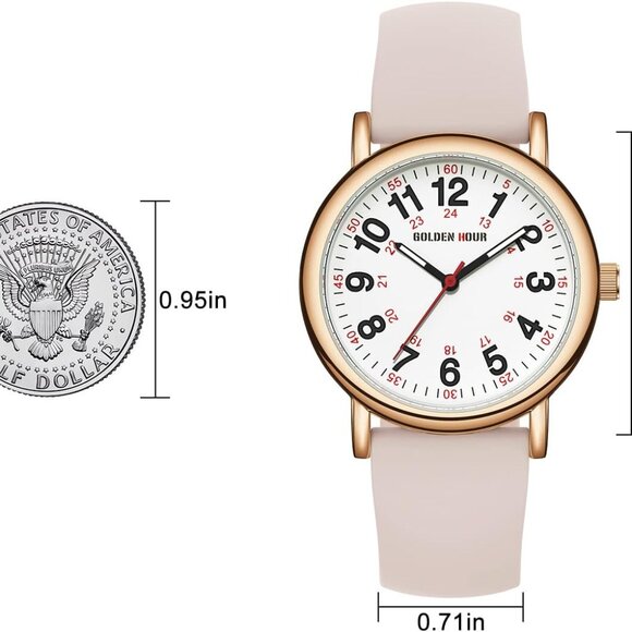 Waterproof Nurse Watch for Medical Professionals, Students Women Men - Picture 5 of 7